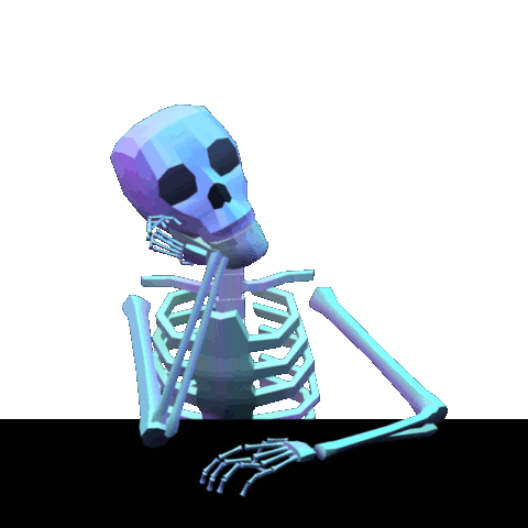 chill skeleton